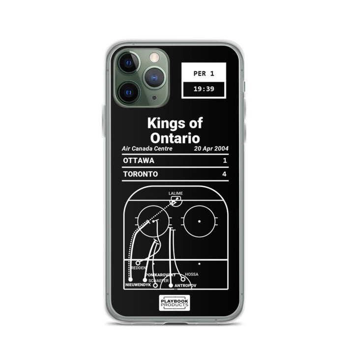 Toronto Maple Leafs Greatest Goals iPhone Case: Kings of Ontario (2004)