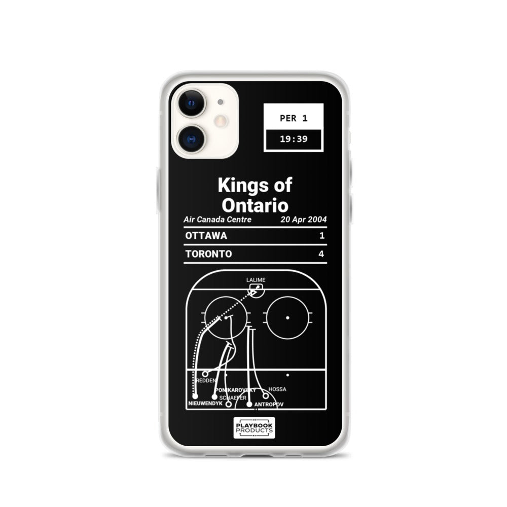 Toronto Maple Leafs Greatest Goals iPhone Case: Kings of Ontario (2004)