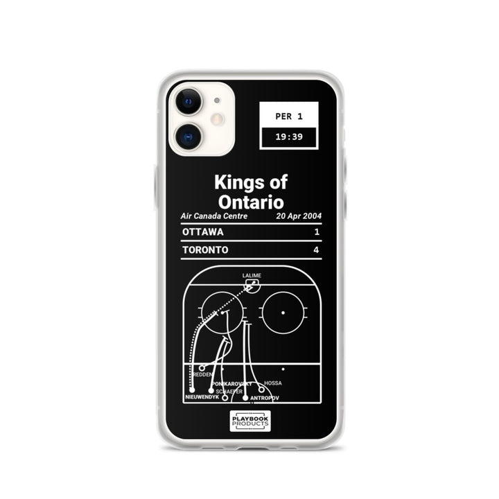 Toronto Maple Leafs Greatest Goals iPhone Case: Kings of Ontario (2004)
