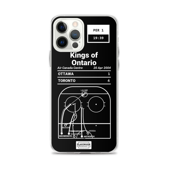 Toronto Maple Leafs Greatest Goals iPhone Case: Kings of Ontario (2004)