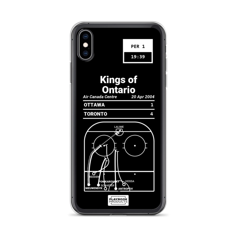 Toronto Maple Leafs Greatest Goals iPhone Case: Kings of Ontario (2004)