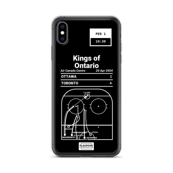 Toronto Maple Leafs Greatest Goals iPhone Case: Kings of Ontario (2004)