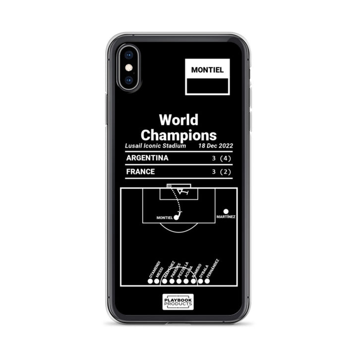 Argentina Greatest Goals iPhone Case: World Champions (2022)