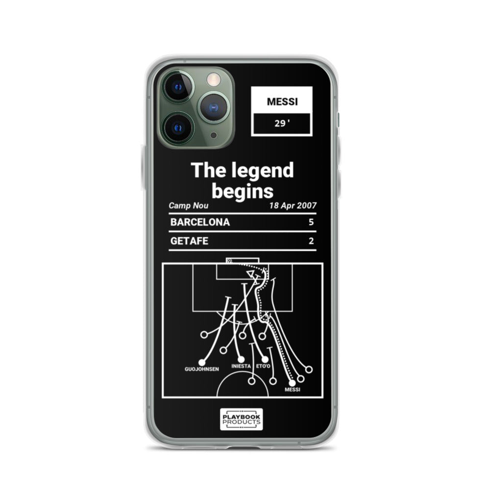 Barcelona Greatest Goals iPhone Case: The legend begins (2007)