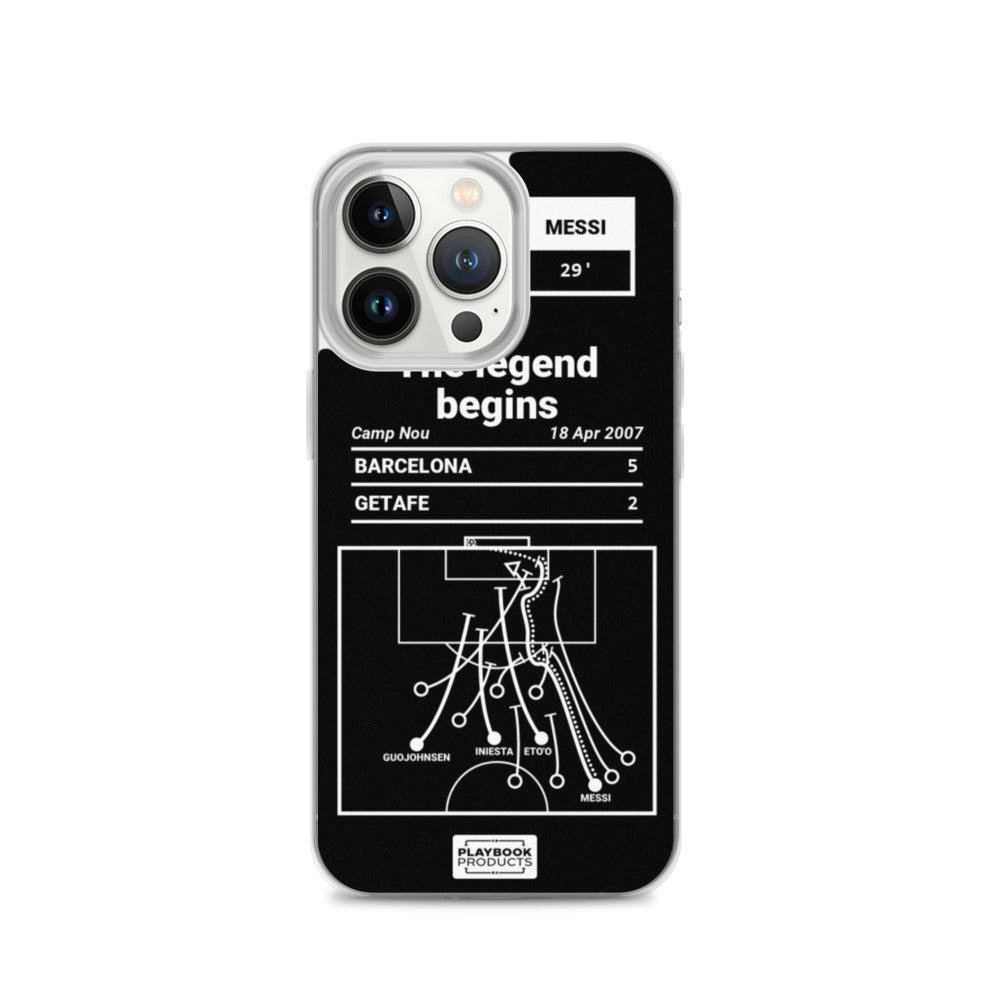 Barcelona Greatest Goals iPhone Case: The legend begins (2007)