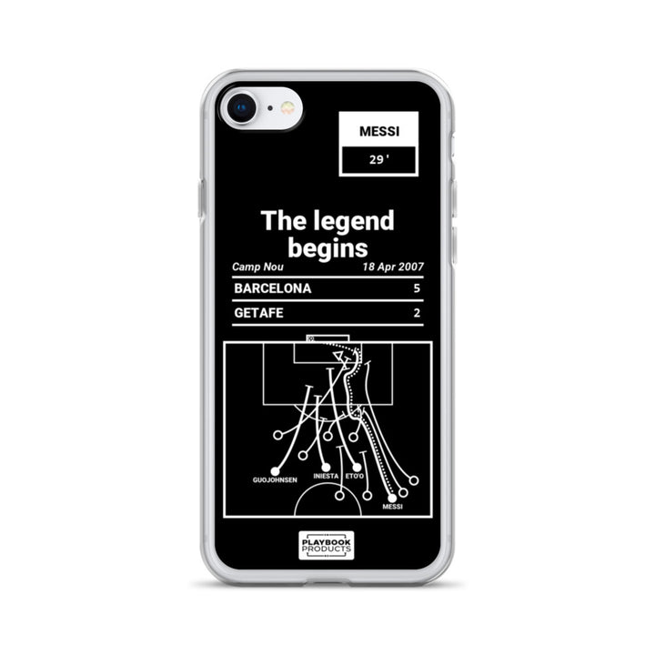 Barcelona Greatest Goals iPhone Case: The legend begins (2007)
