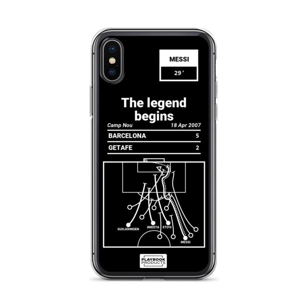 Barcelona Greatest Goals iPhone Case: The legend begins (2007)