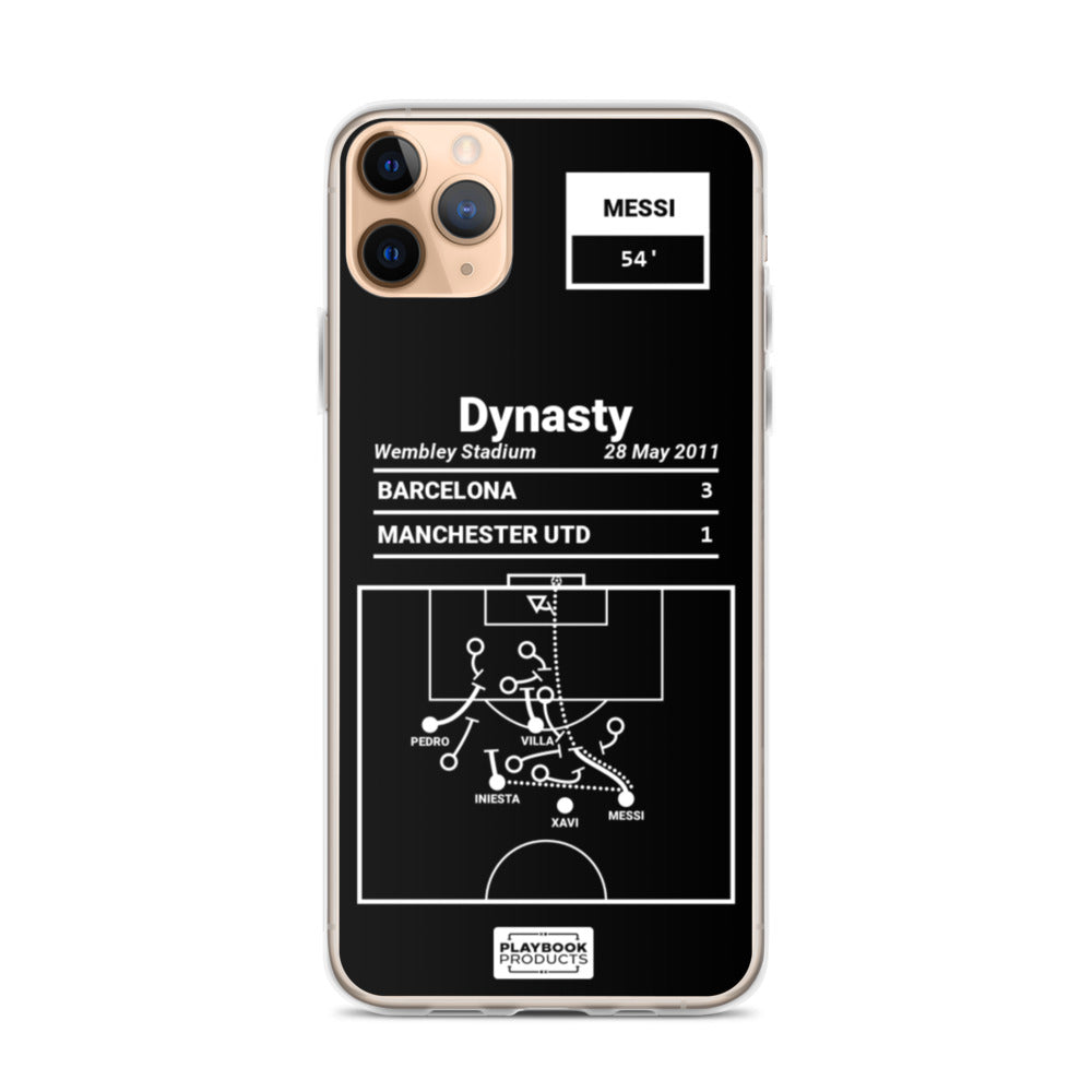 Barcelona Greatest Goals iPhone Case: Dynasty (2011)