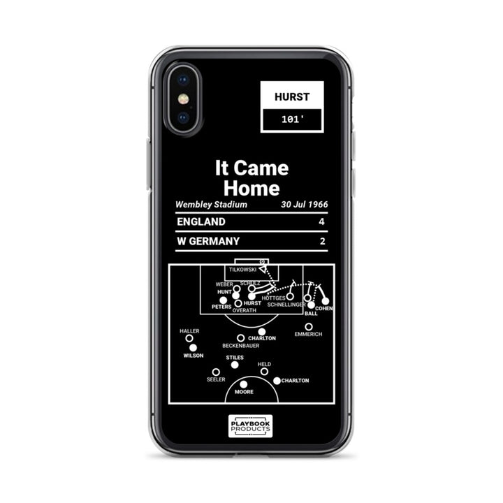 England National Team Greatest Goals iPhone Case: It Came Home (1966)
