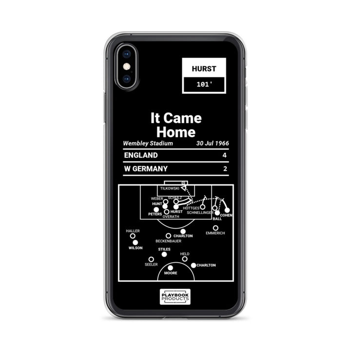 England National Team Greatest Goals iPhone Case: It Came Home (1966)