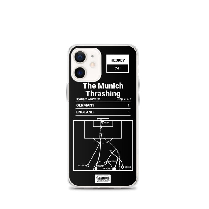 England National Team Greatest Goals iPhone Case: The Munich Thrashing (2001)