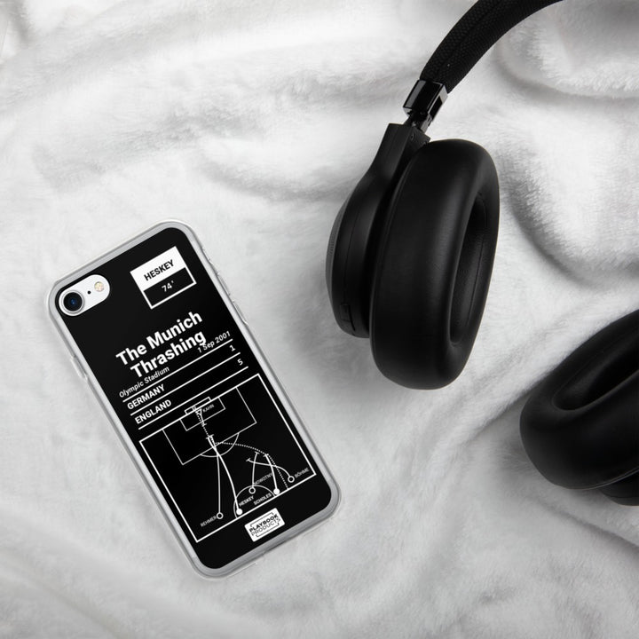 England National Team Greatest Goals iPhone Case: The Munich Thrashing (2001)