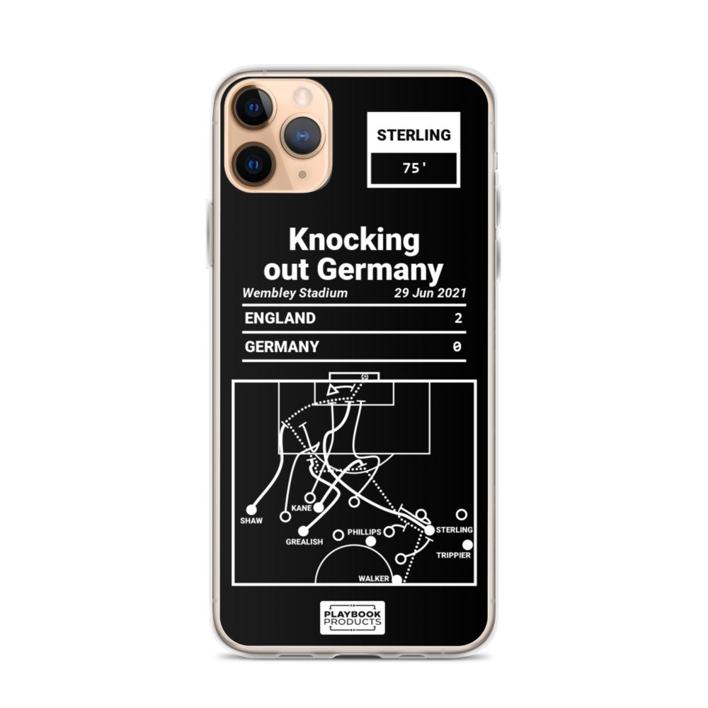 England National Team Greatest Goals iPhone Case: Knocking out Germany (2021)