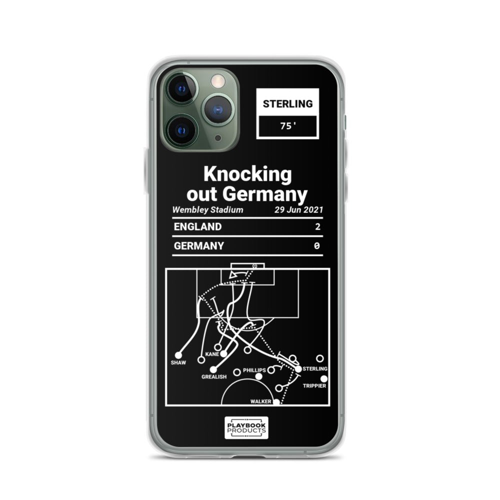 England National Team Greatest Goals iPhone Case: Knocking out Germany (2021)