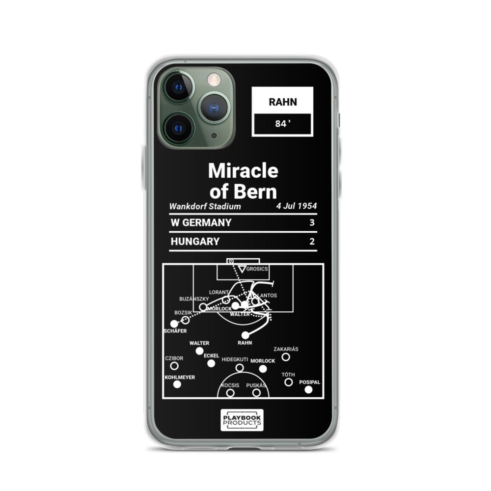 Germany National Team Greatest Goals iPhone Case: Miracle of Bern (1954)