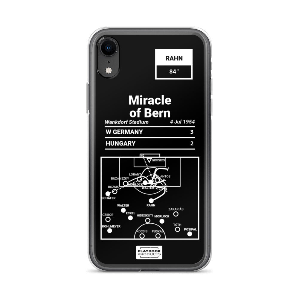 Germany National Team Greatest Goals iPhone Case: Miracle of Bern (1954)