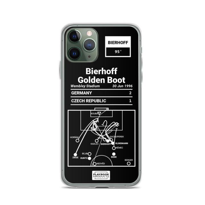 Germany National Team Greatest Goals iPhone Case: Bierhoff Golden Boot (1996)