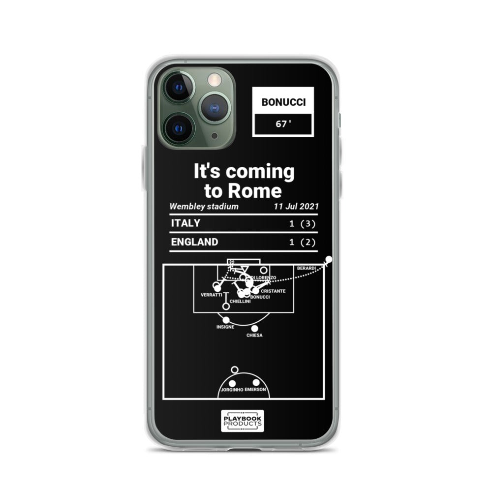 Italy National Team Greatest Goals iPhone Case: It's coming to Rome (2021)