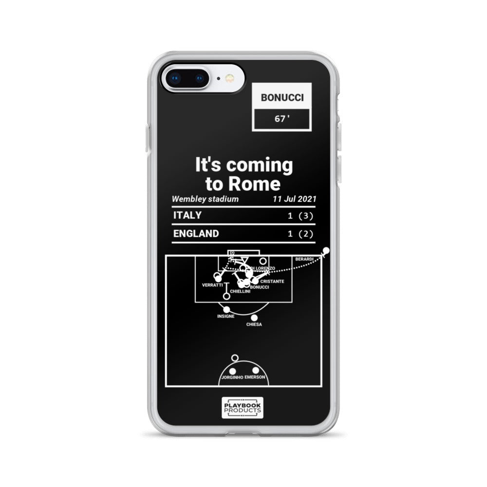 Italy National Team Greatest Goals iPhone Case: It's coming to Rome (2021)