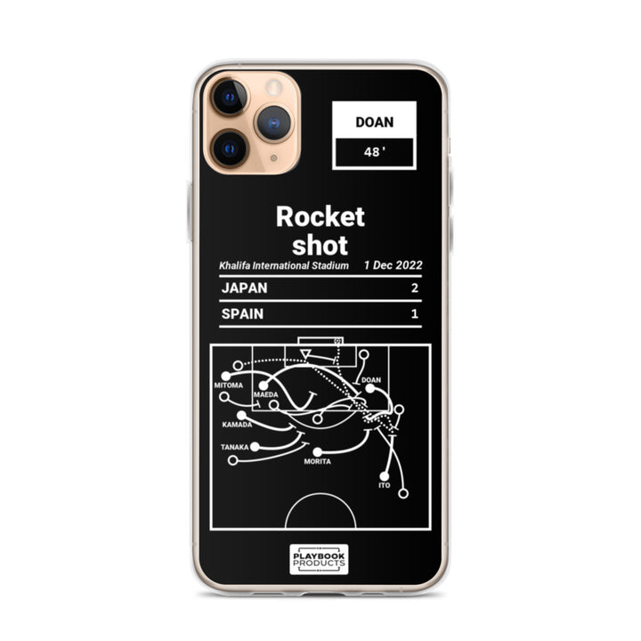 Greatest Japan Plays iPhone Case: Rocket shot (2022)