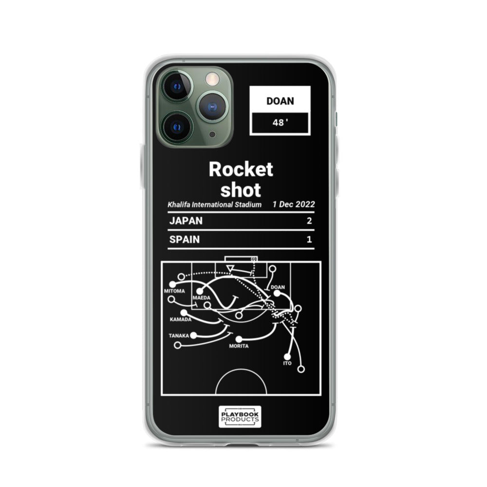 Greatest Japan Plays iPhone Case: Rocket shot (2022)