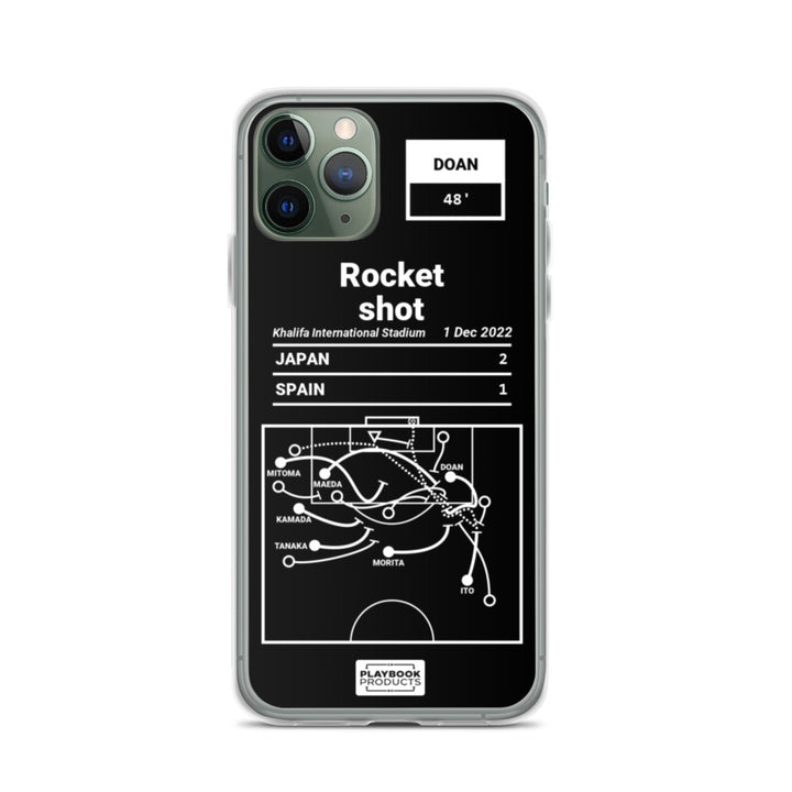 Greatest Japan Plays iPhone Case: Rocket shot (2022)