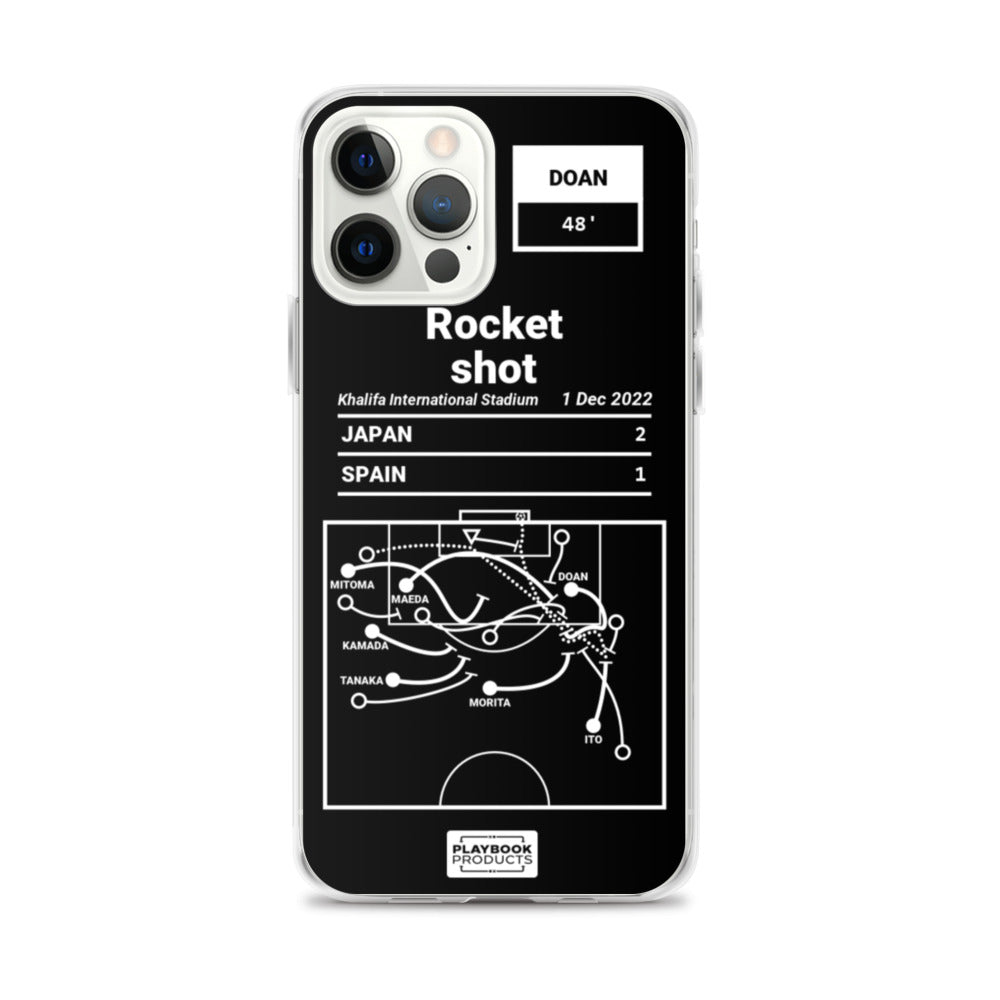 Greatest Japan Plays iPhone Case: Rocket shot (2022)