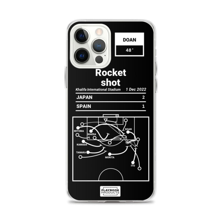 Greatest Japan Plays iPhone Case: Rocket shot (2022)