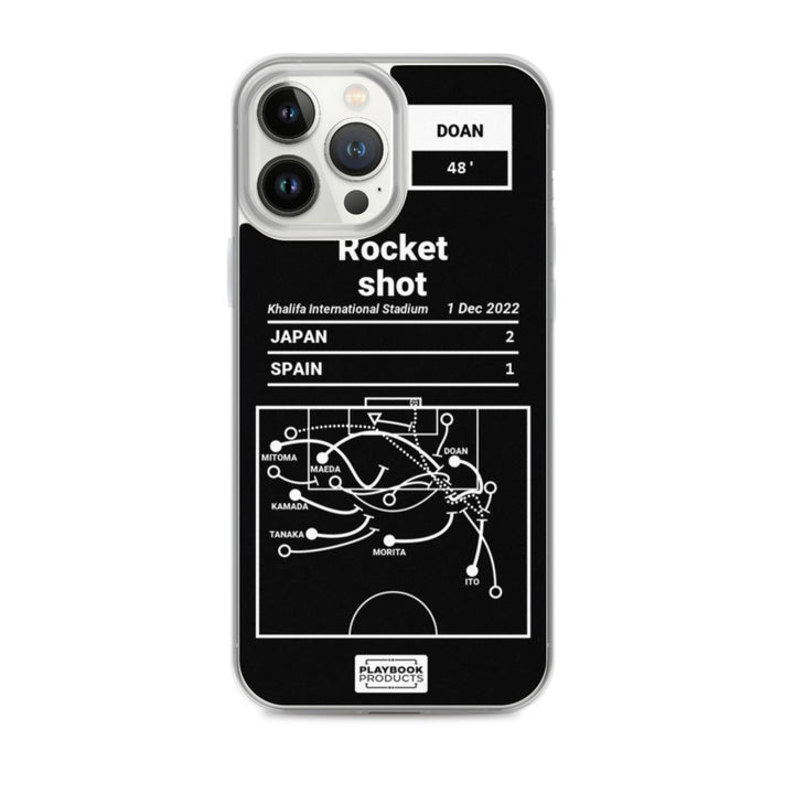 Greatest Japan Plays iPhone Case: Rocket shot (2022)