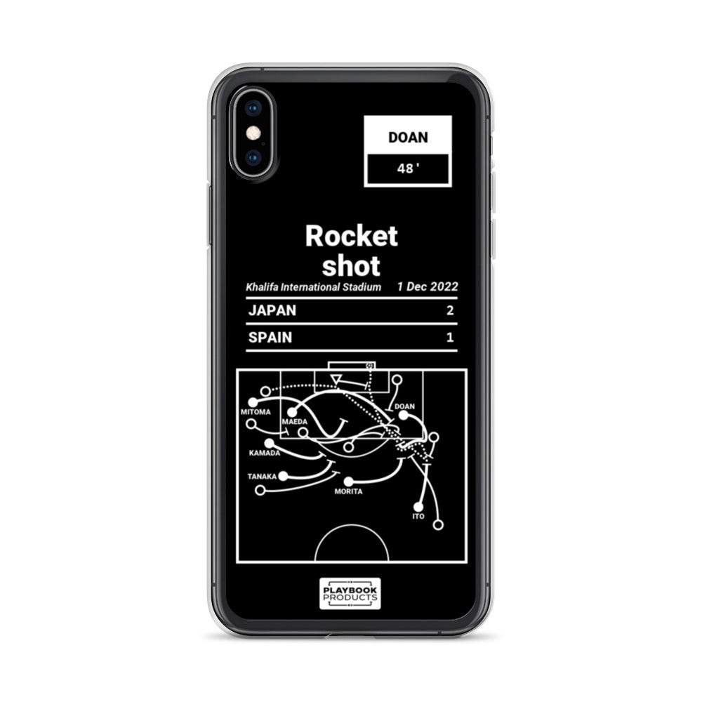 Greatest Japan Plays iPhone Case: Rocket shot (2022)