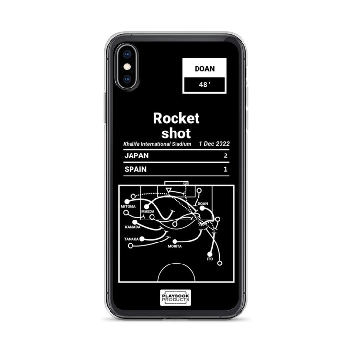 Greatest Japan Plays iPhone Case: Rocket shot (2022)