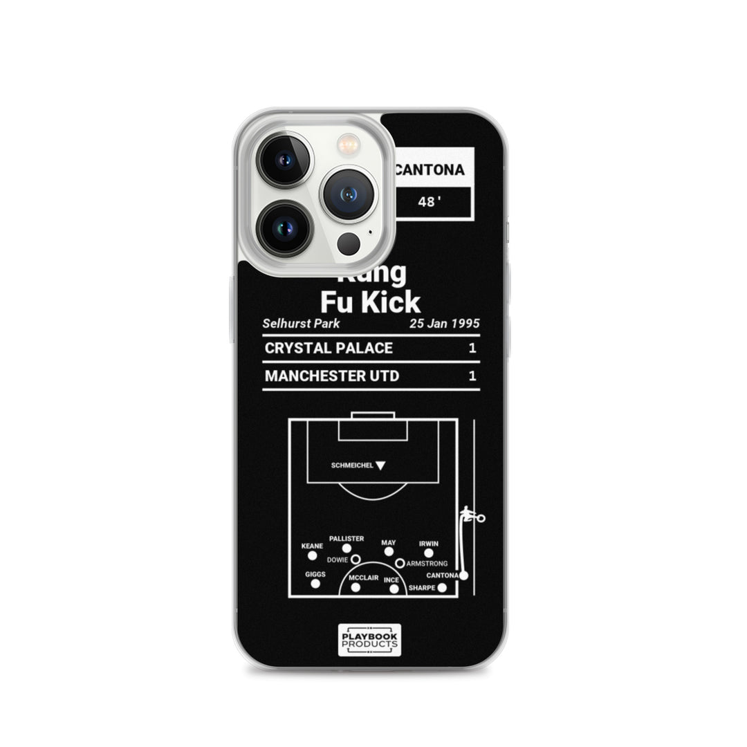 Oddest Manchester United Plays iPhone Case: Kung Fu Kick (1995)