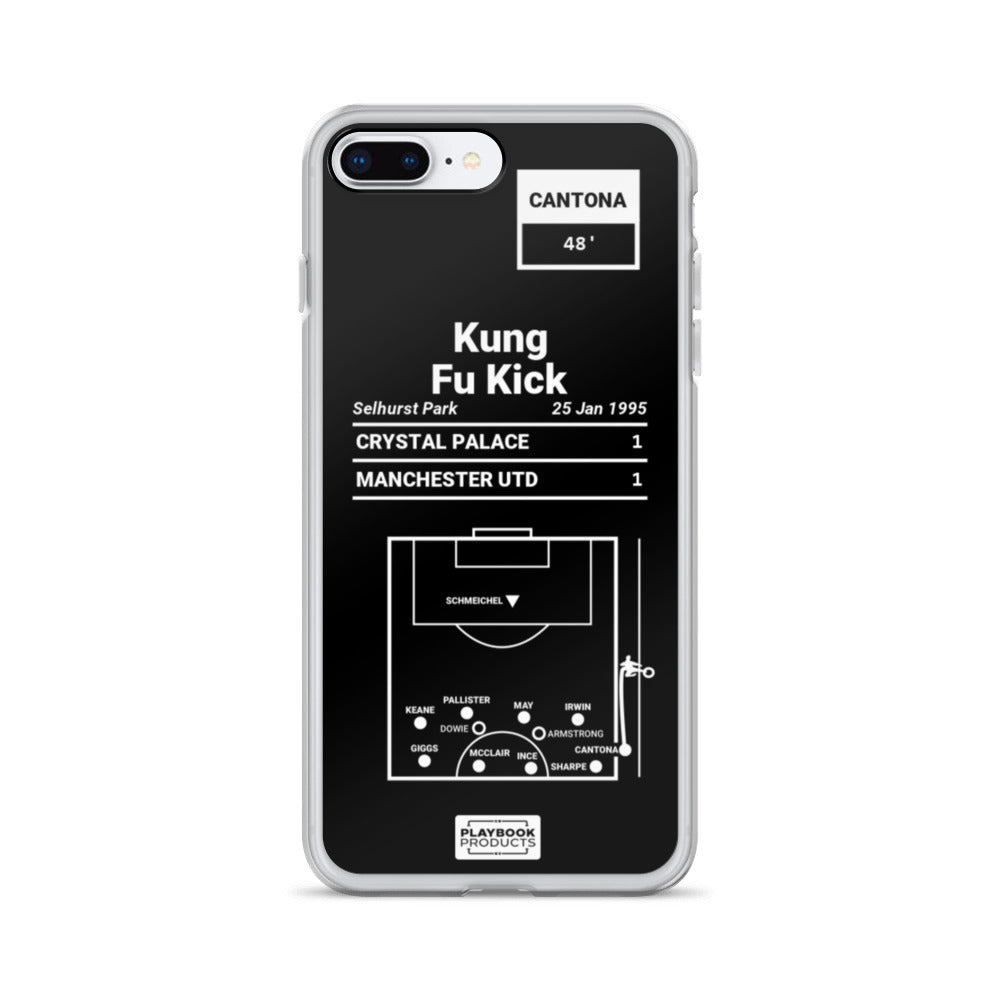 Oddest Manchester United Plays iPhone Case: Kung Fu Kick (1995)