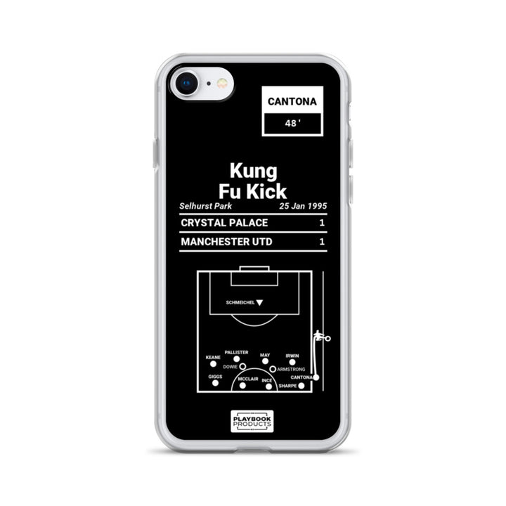 Oddest Manchester United Plays iPhone Case: Kung Fu Kick (1995)