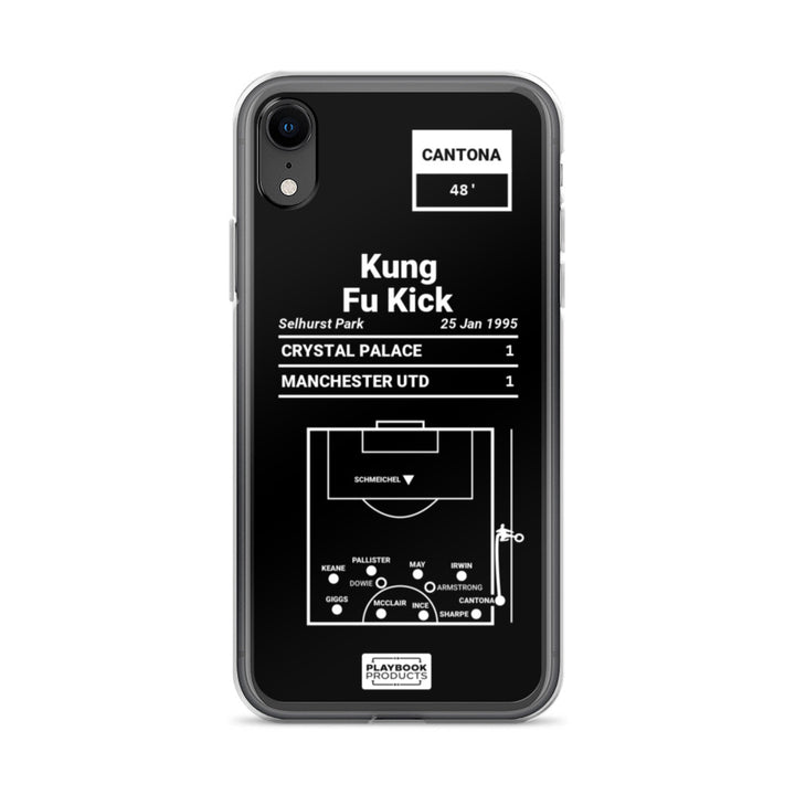 Oddest Manchester United Plays iPhone Case: Kung Fu Kick (1995)