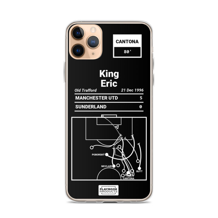 Manchester United Greatest Goals iPhone Case: King Eric (1996)