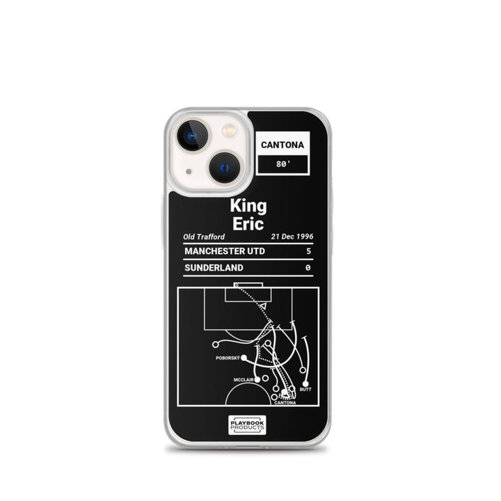 Manchester United Greatest Goals iPhone Case: King Eric (1996)