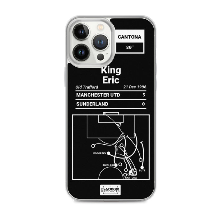 Manchester United Greatest Goals iPhone Case: King Eric (1996)