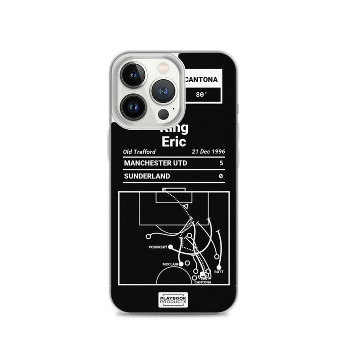 Manchester United Greatest Goals iPhone Case: King Eric (1996)