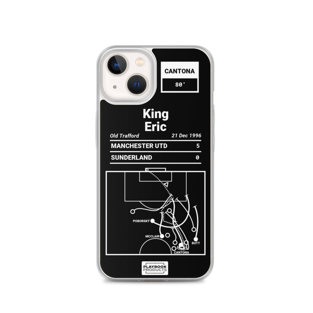 Manchester United Greatest Goals iPhone Case: King Eric (1996)