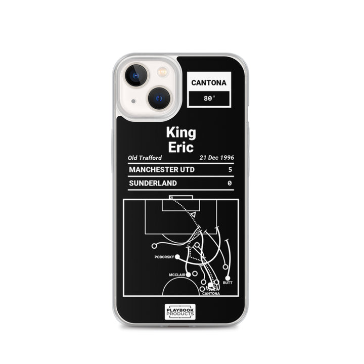 Manchester United Greatest Goals iPhone Case: King Eric (1996)