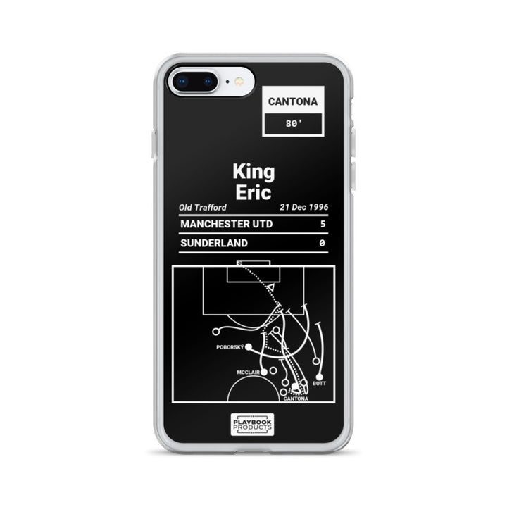 Manchester United Greatest Goals iPhone Case: King Eric (1996)