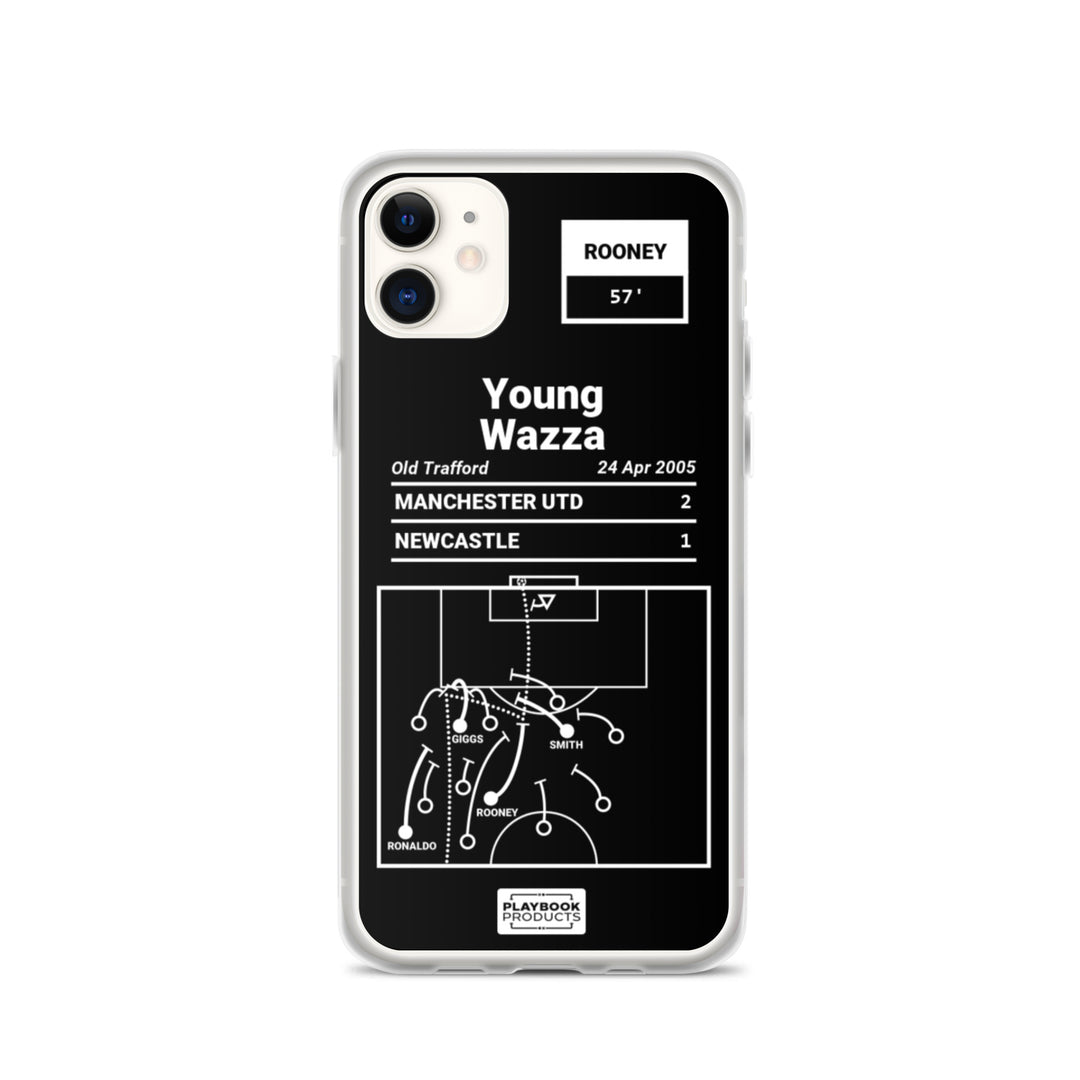 Manchester United Greatest Goals iPhone Case: Young Wazza (2005)