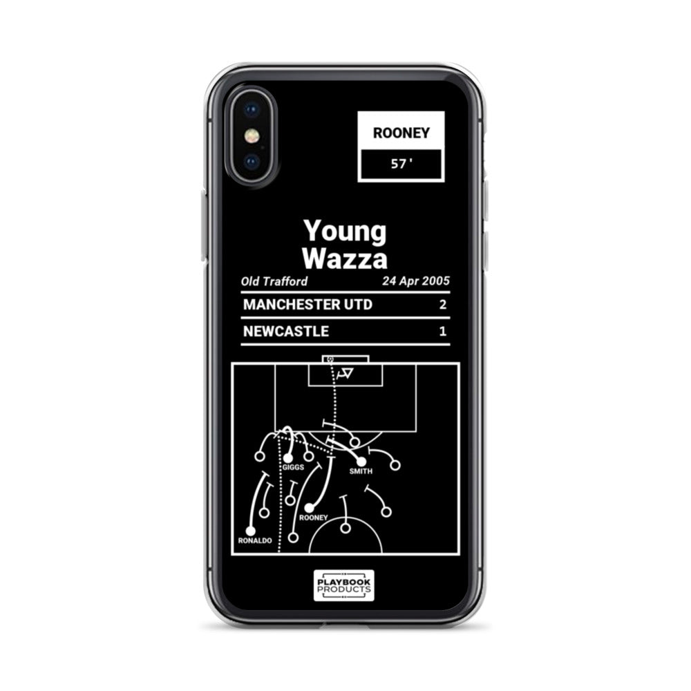Manchester United Greatest Goals iPhone Case: Young Wazza (2005)