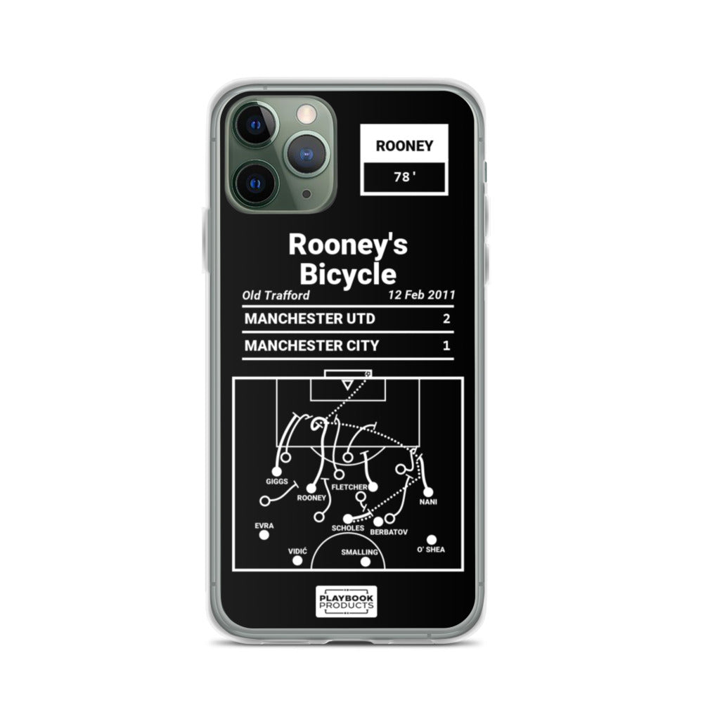 Manchester United Greatest Goals iPhone Case: Rooney's Bicycle (2011)