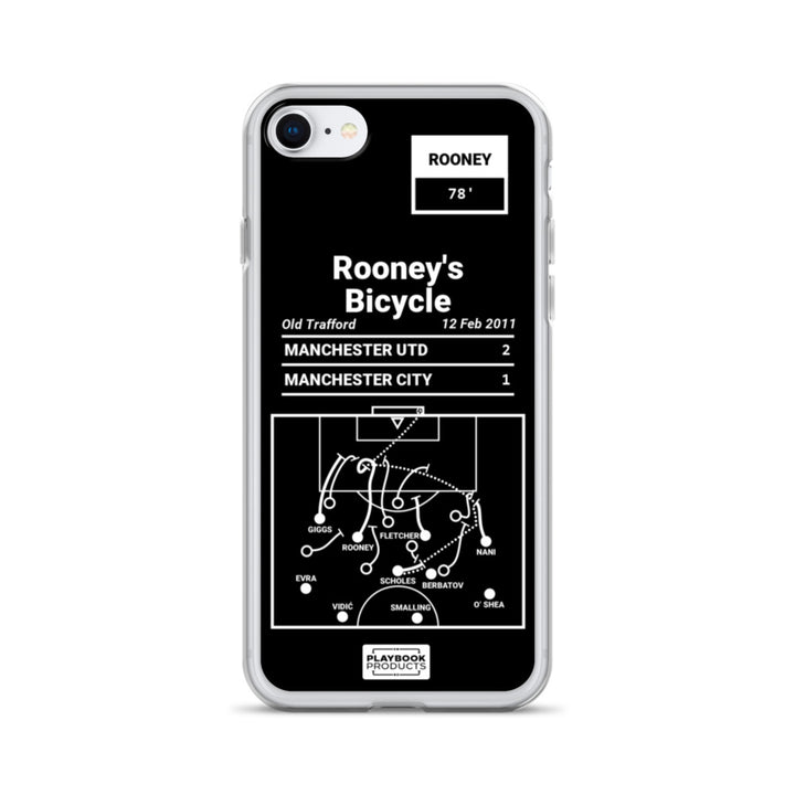 Manchester United Greatest Goals iPhone Case: Rooney's Bicycle (2011)