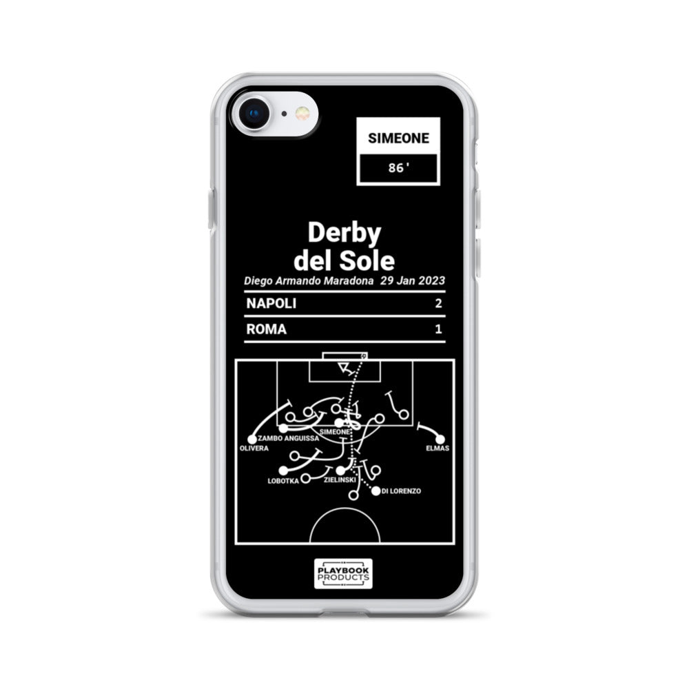 Napoli Greatest Goals iPhone Case: Derby del Sole (2023)