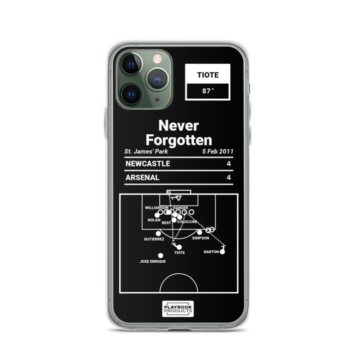 Newcastle Greatest Goals iPhone Case: Never Forgotten (2011)