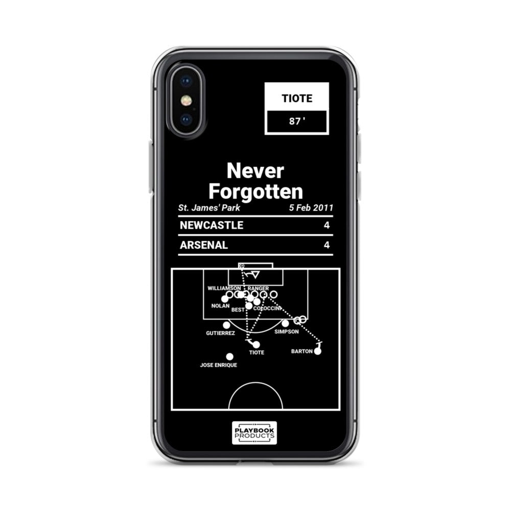 Newcastle Greatest Goals iPhone Case: Never Forgotten (2011)