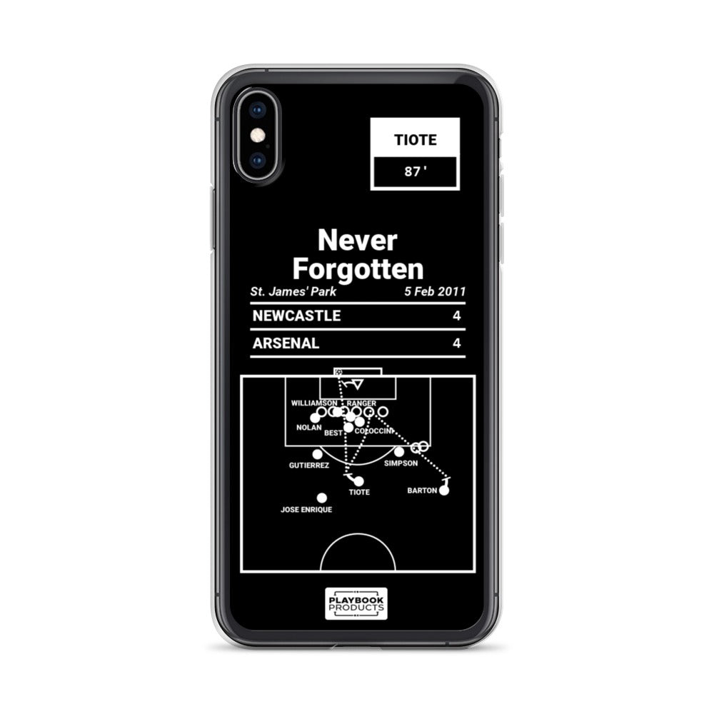 Newcastle Greatest Goals iPhone Case: Never Forgotten (2011)